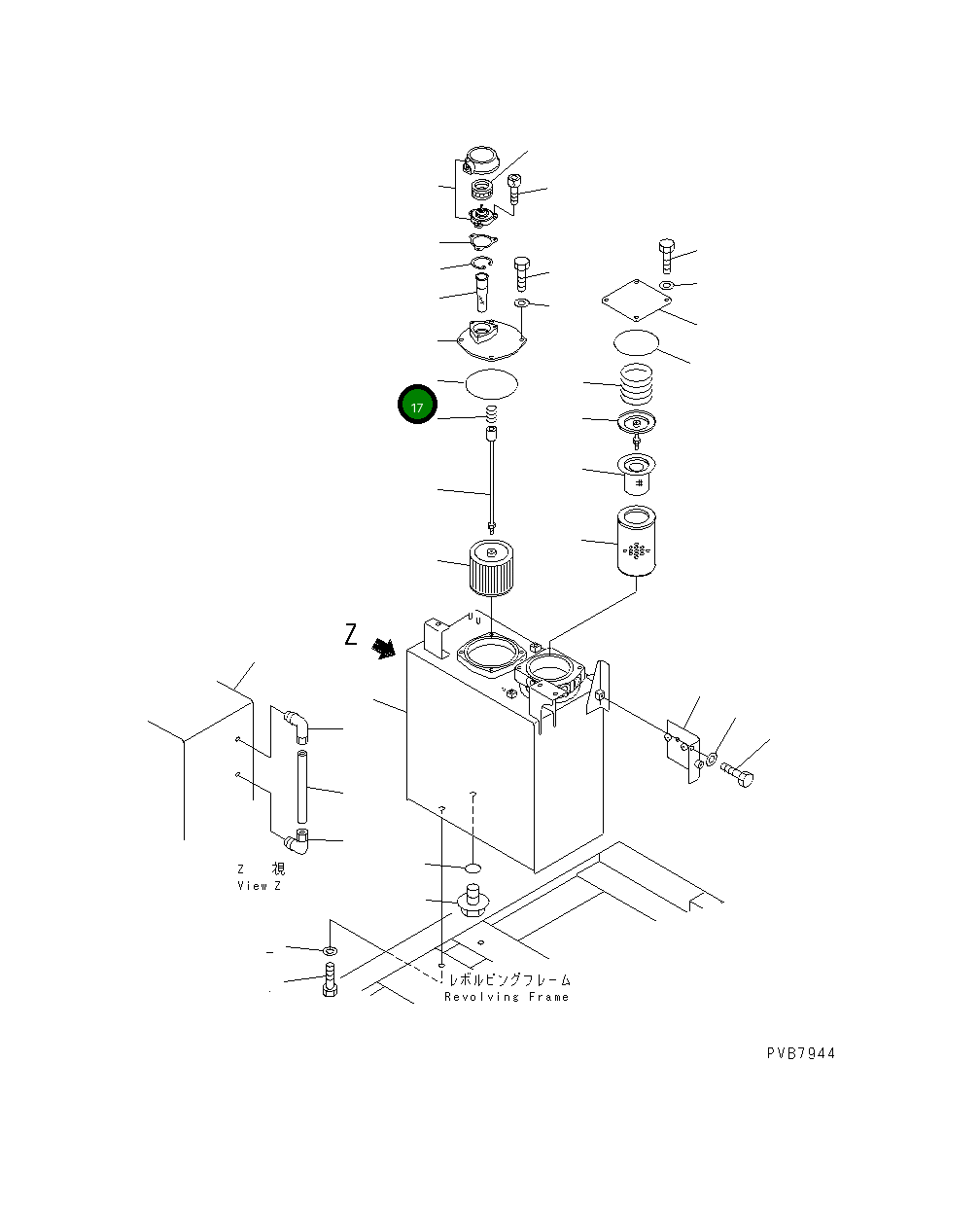 Кольцо уплотнительное (O-Ring) 07000-15180 Komatsu