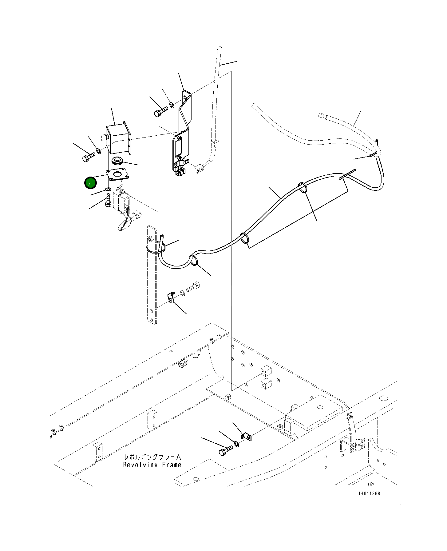 Крышка 2079772240  Komatsu