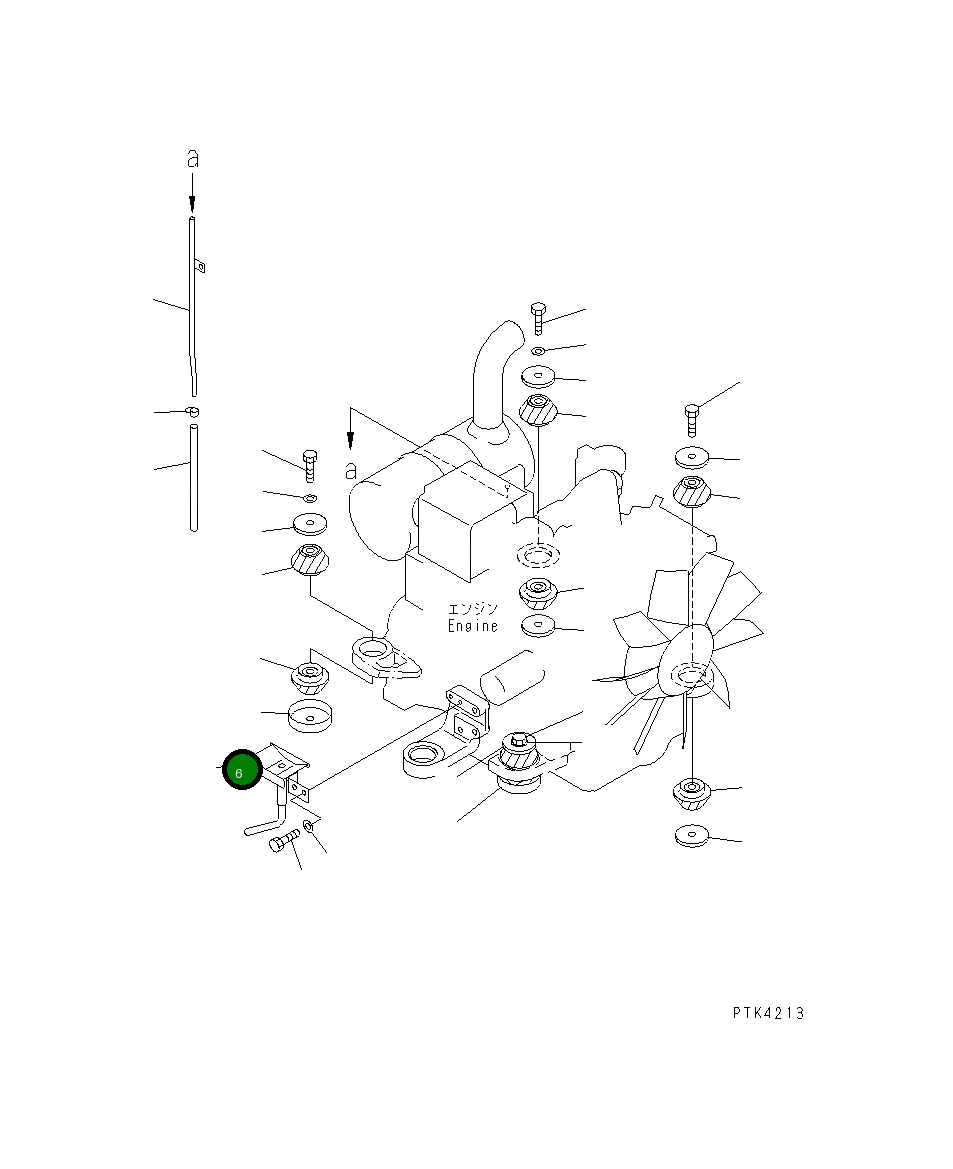 Крышка 21Y-01-17140 Komatsu