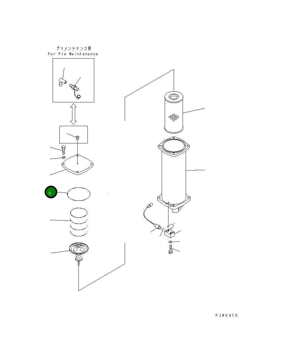 Кольцо уплотнительное (O-Ring) 07000-15180  Komatsu