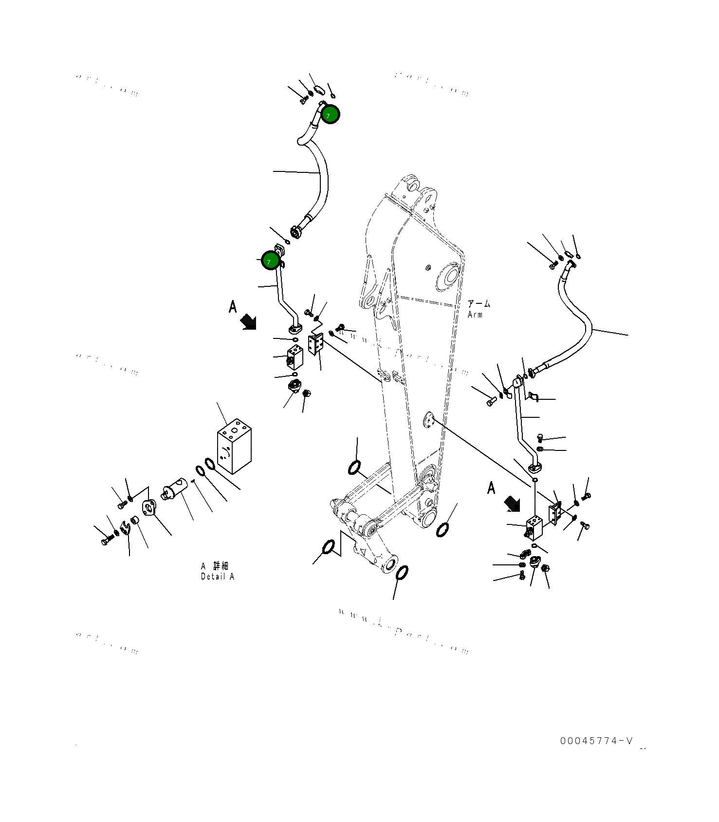 Кольцо уплотнительное (O-Ring) 0700053038 Komatsu