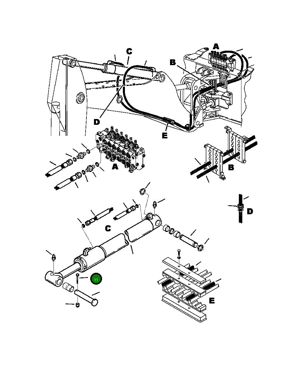 Болт 8011055159 Komatsu