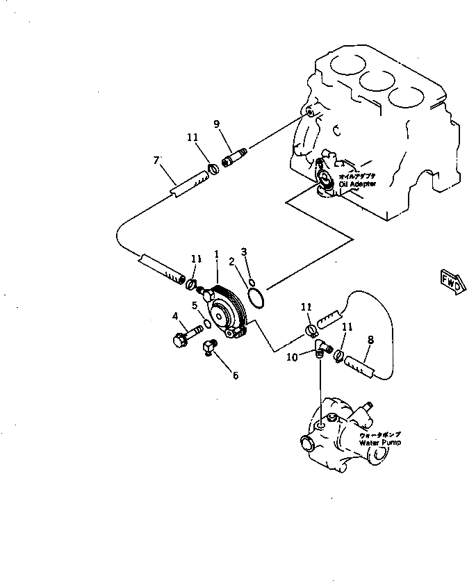 Кольцо уплотнительное (O-Ring) YM24311-000210  Komatsu