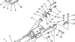 Левый подшипник (приварной) 15A-30-11240 Komatsu