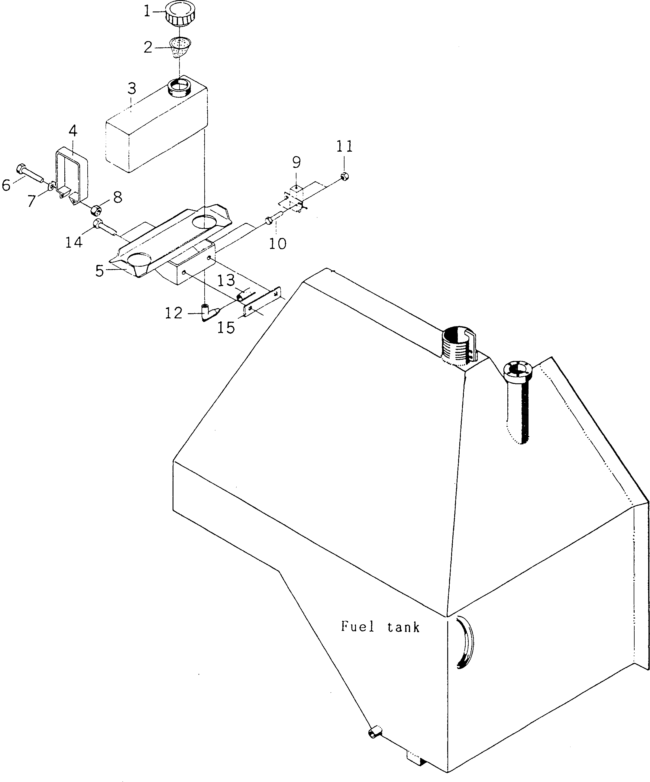 Болт BW061473 Komatsu