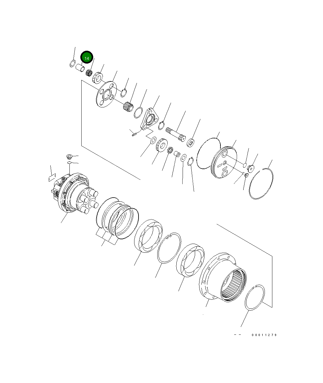 Кольцо FUFZD-8090-10 Komatsu