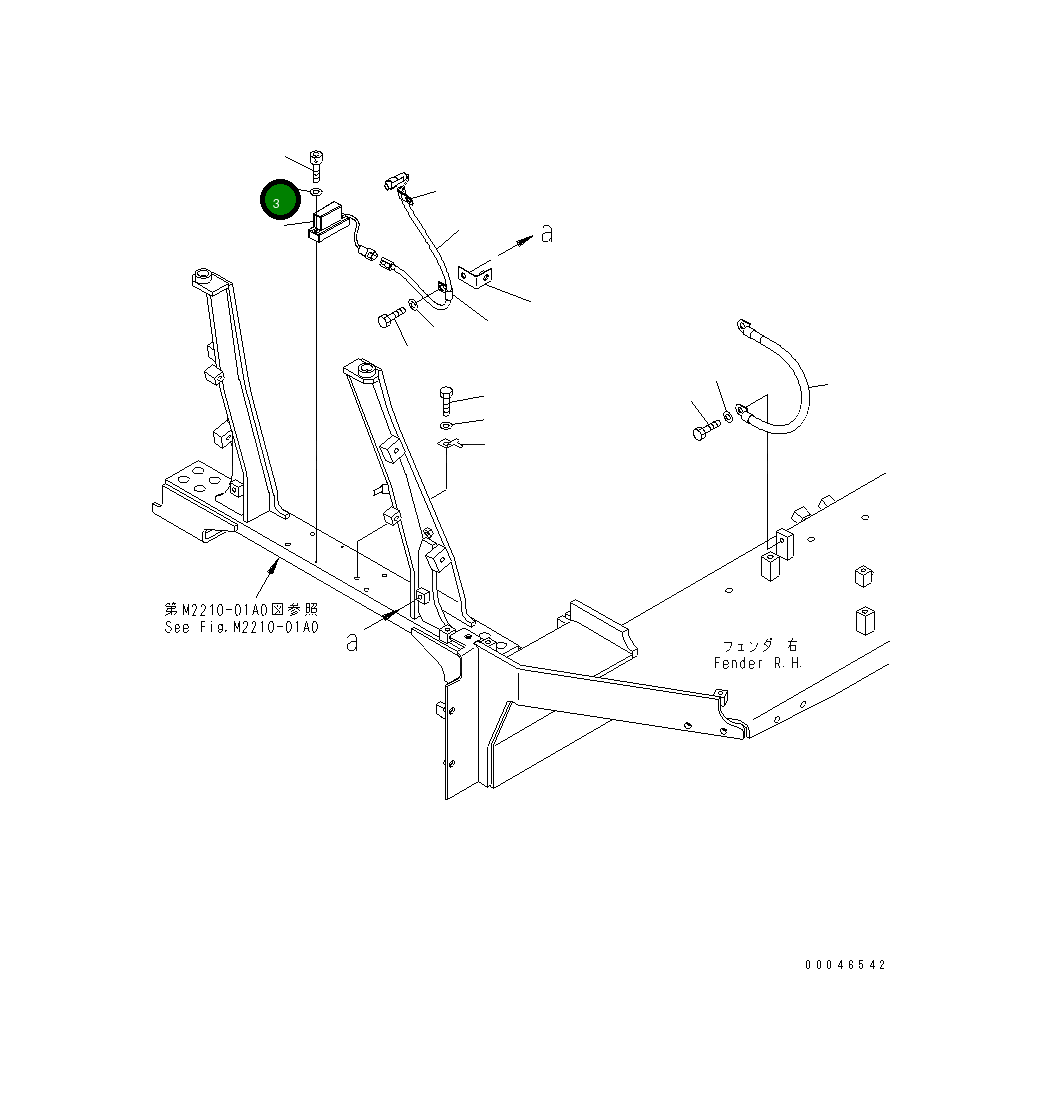 Болт 01252-70635 Komatsu