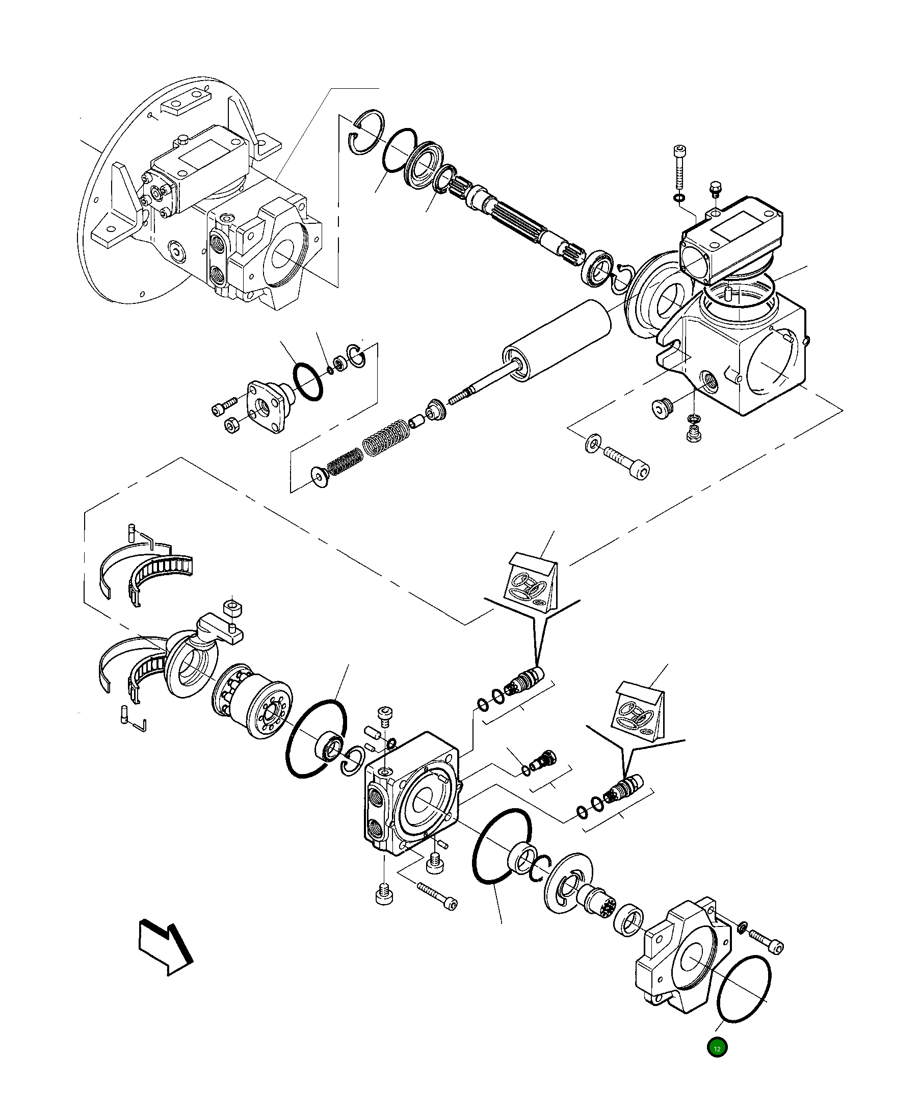 Кольцо уплотнительное (O-Ring) 840225058 Komatsu