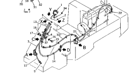 Кабель 385-10119482 Komatsu