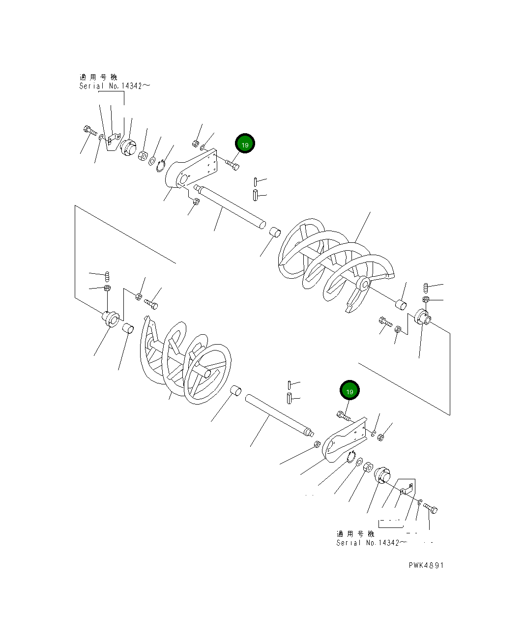Болт TA01111025 Komatsu