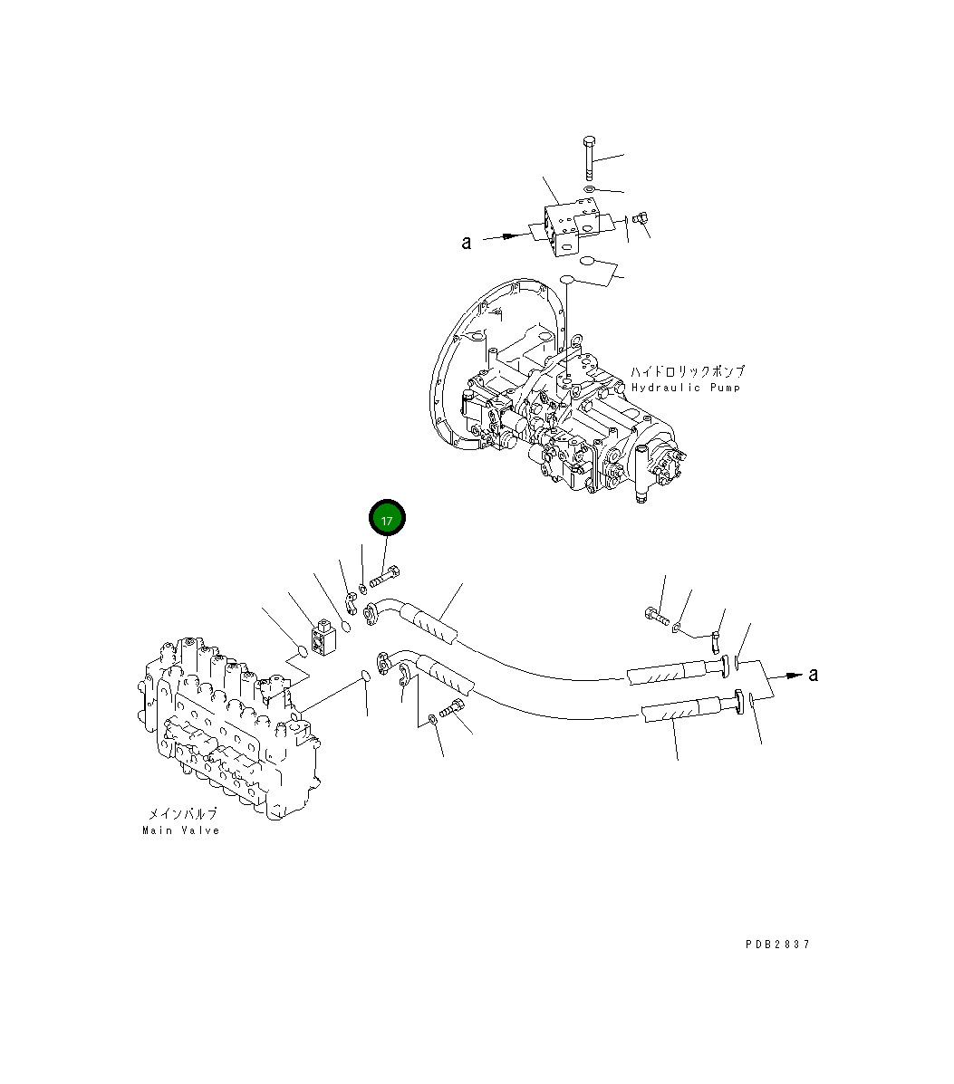 Болт 207-62-13280 Komatsu