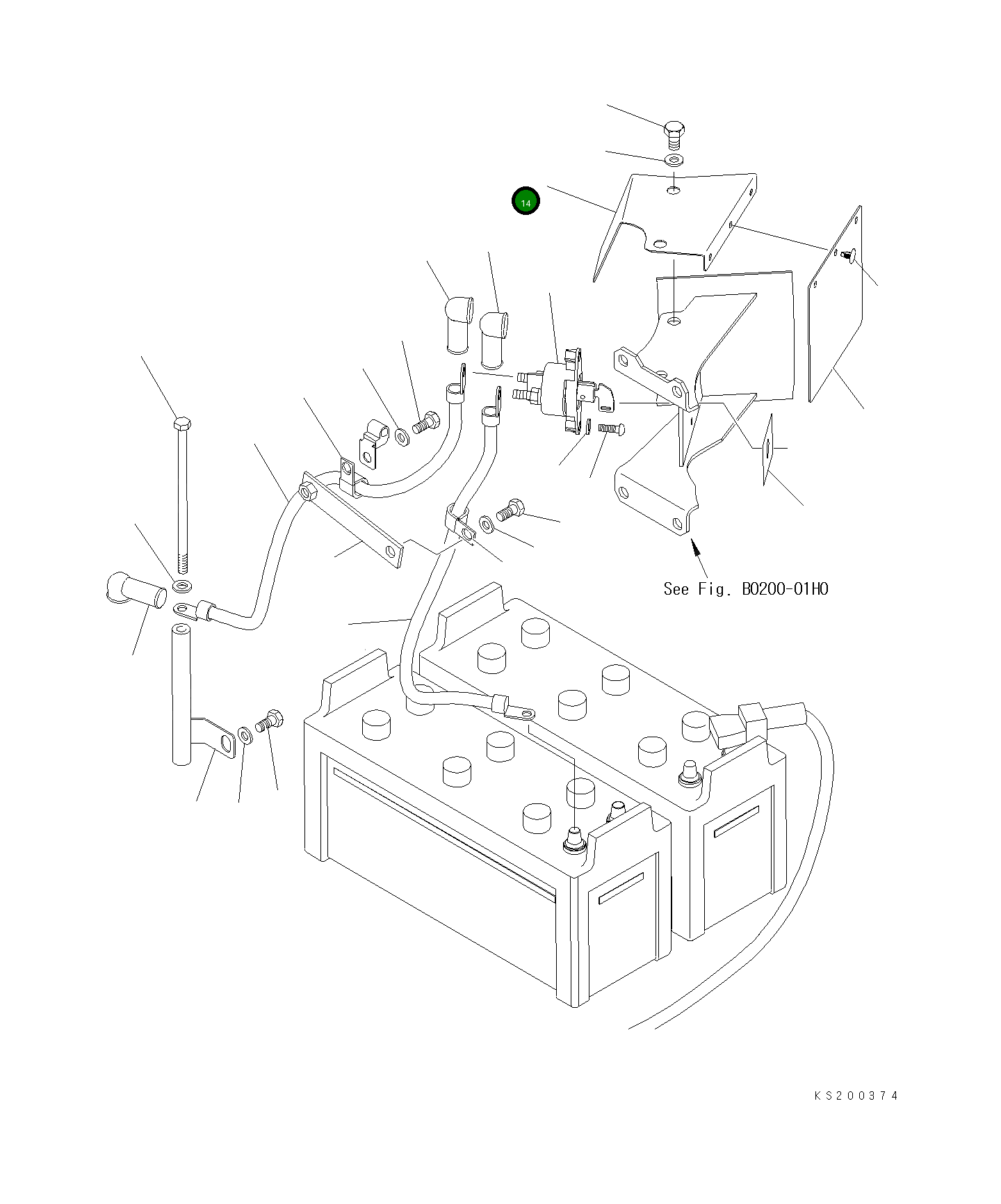 Крышка 22U-01-31271 Komatsu