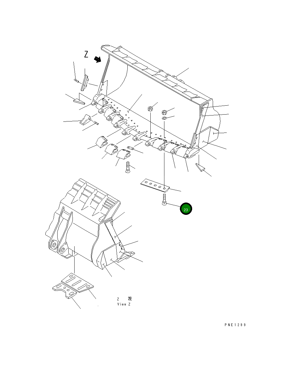 Болт 02091-12040 Komatsu