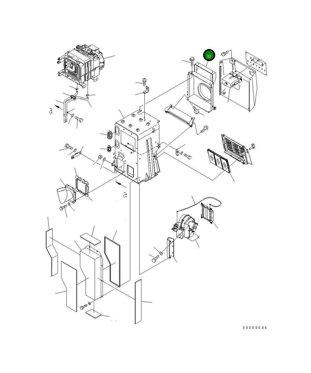 Крышка 195-911-7851  Komatsu