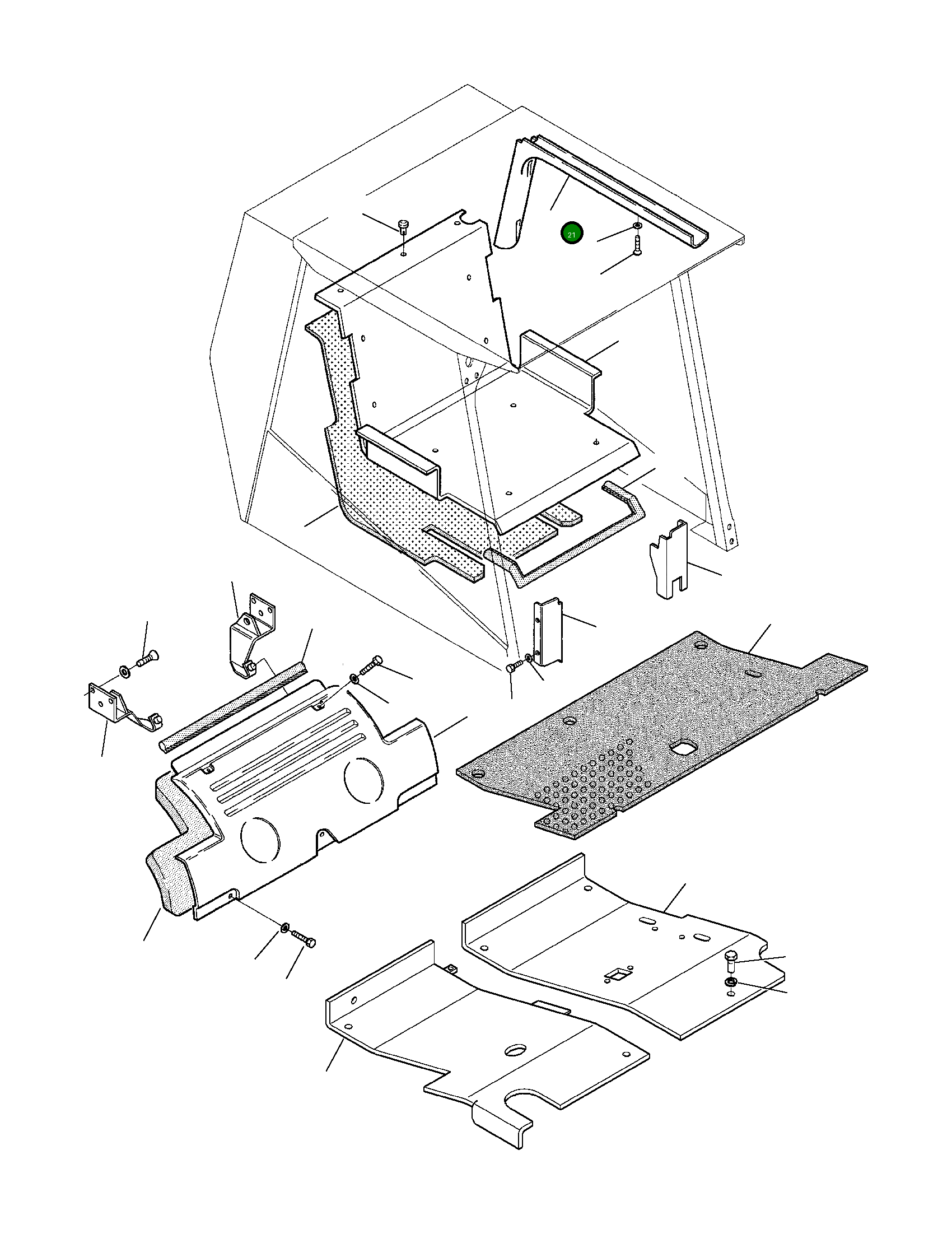 Крышка 333312602 Komatsu
