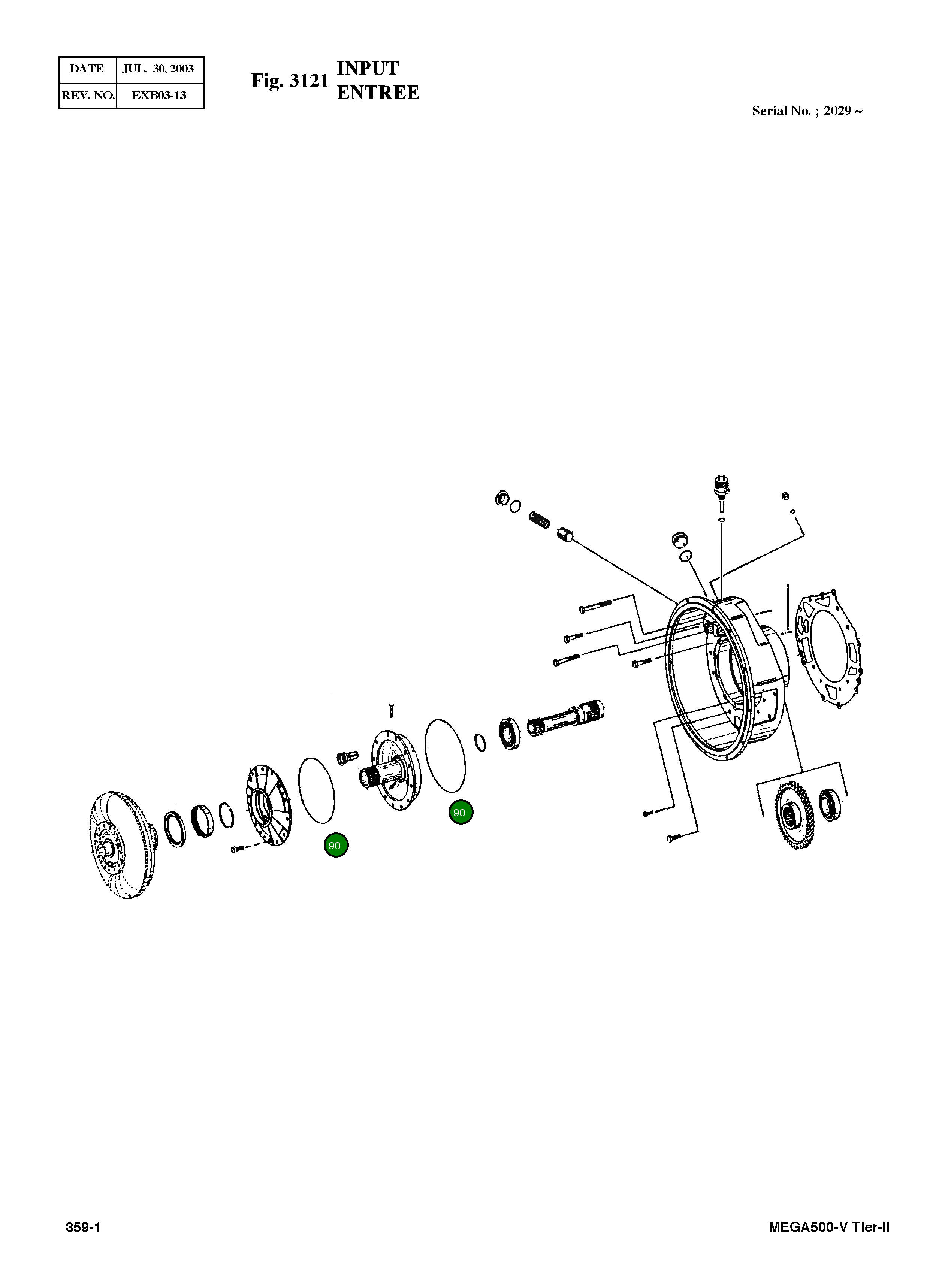 Кольцо уплотнительное (O-Ring) 0634 313 439 Komatsu