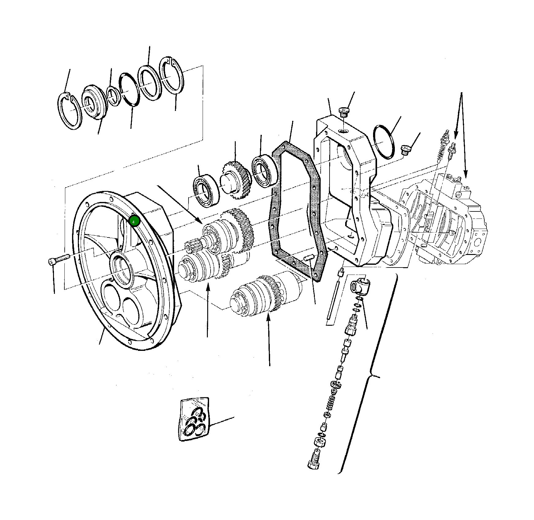 Кольцо уплотнительное (O-Ring) 21D-60-12180 Komatsu