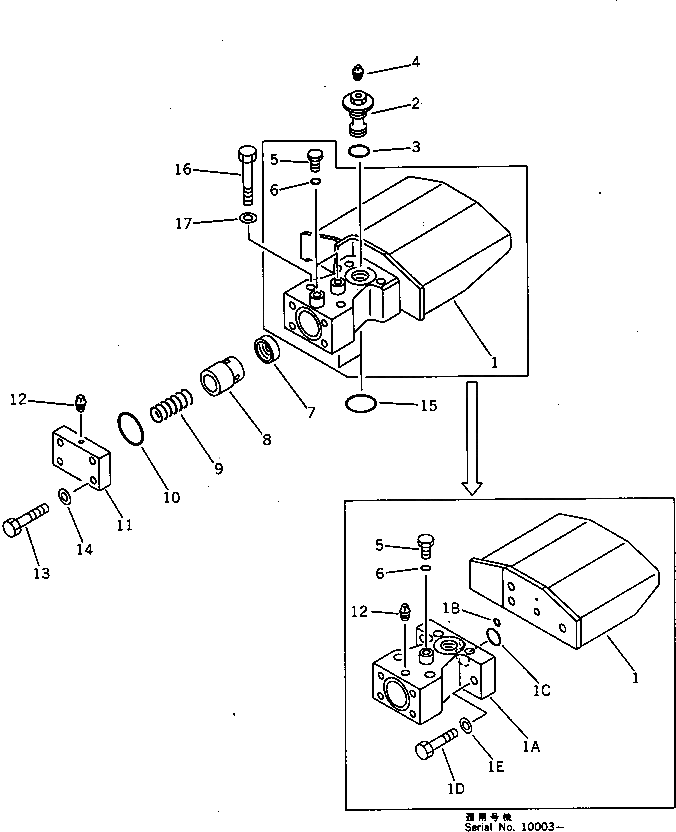 Болт 15R-62-13820  Komatsu