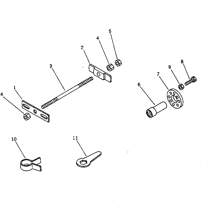 Болт YM104200-92130  Komatsu