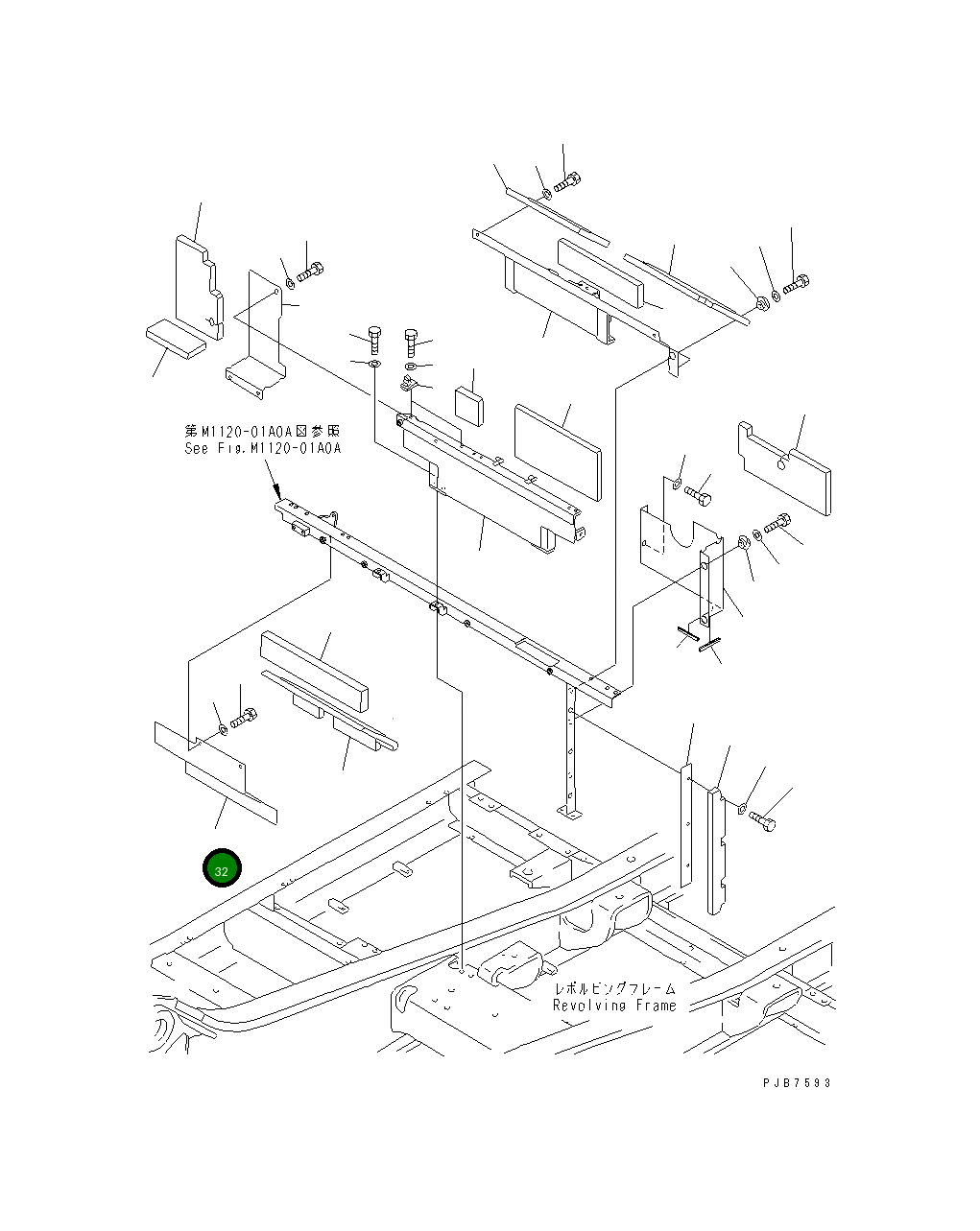 Крышка 207-54-62580  Komatsu