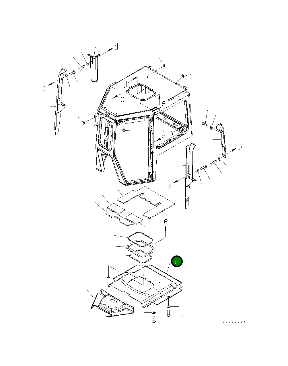 Крышка 17A-Z11-4160 Komatsu