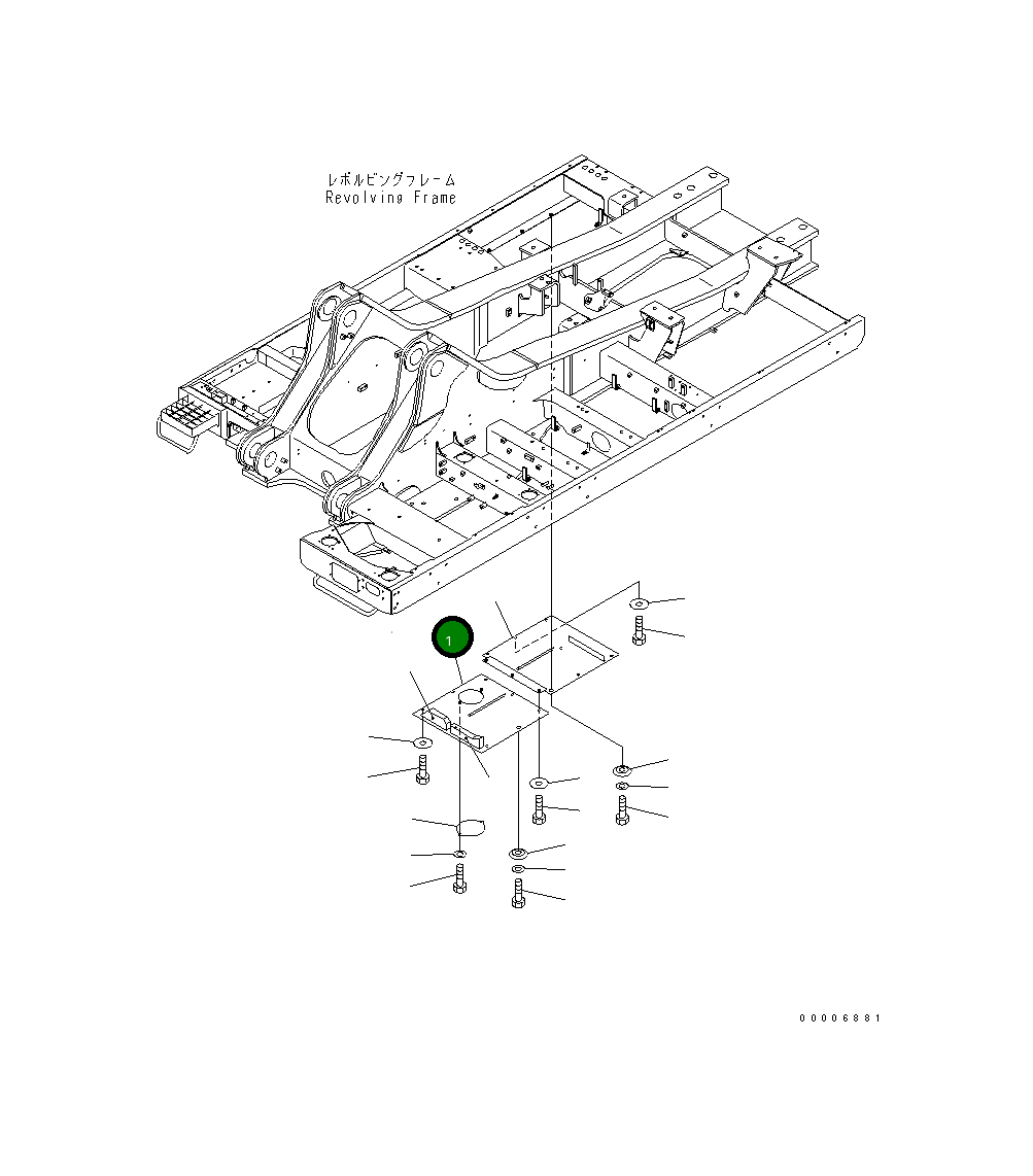 Крышка 209-54-77782 Komatsu
