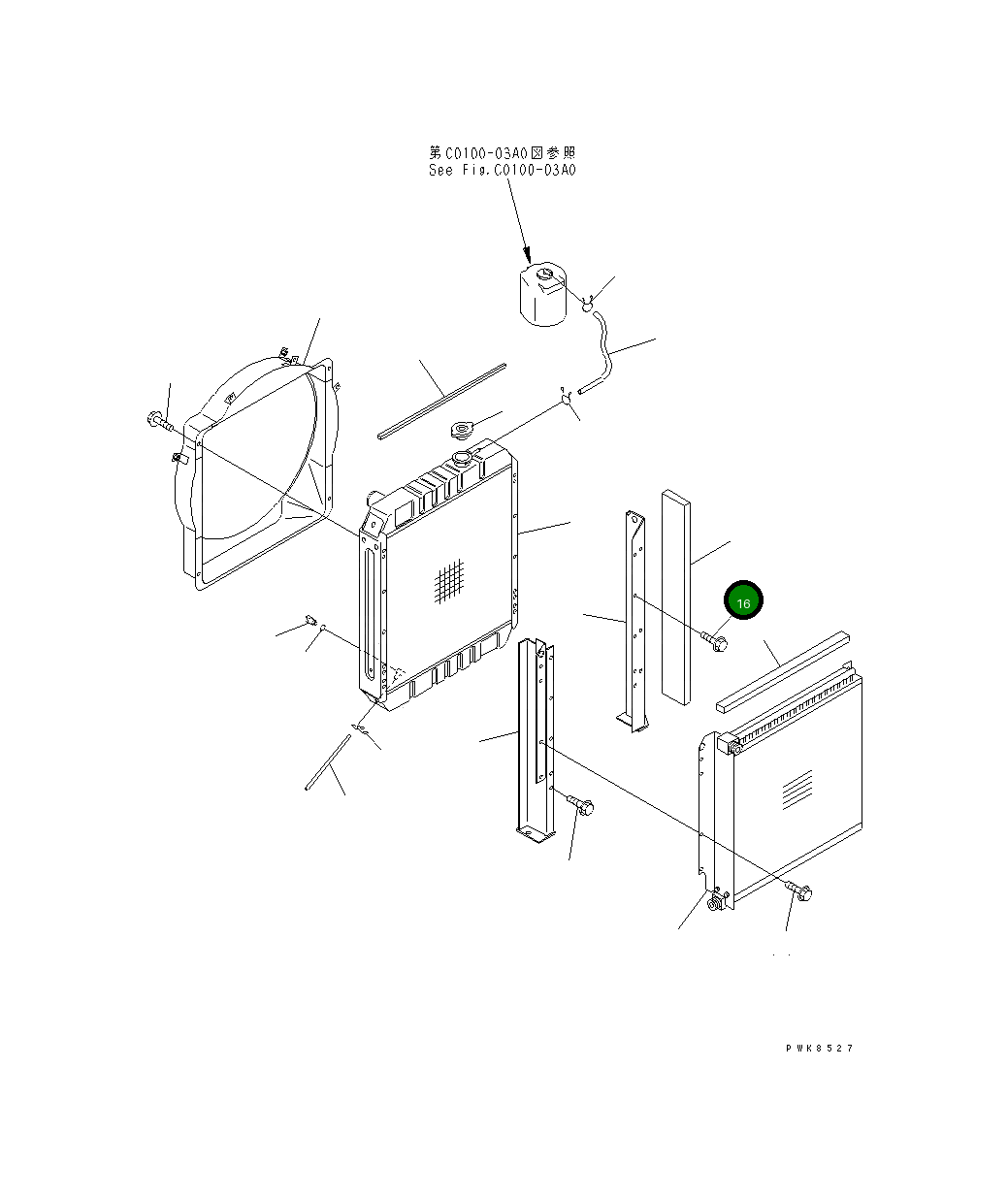 Болт 01425-20812 Komatsu