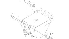Болт 20T-70-71730 Komatsu