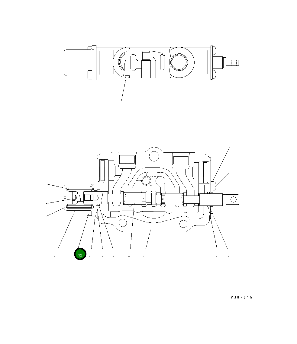 Болт KB92703-05121 Komatsu