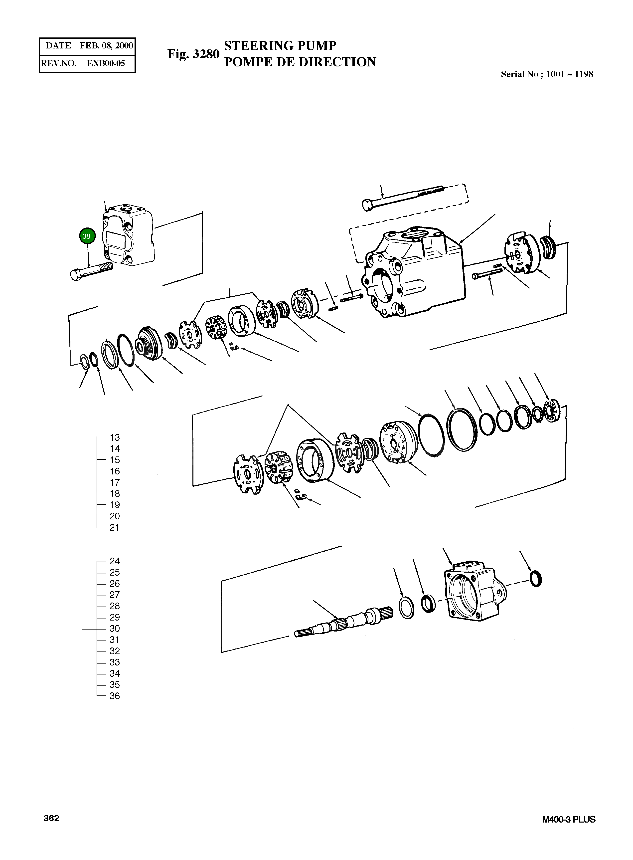 Болт 1296 Komatsu