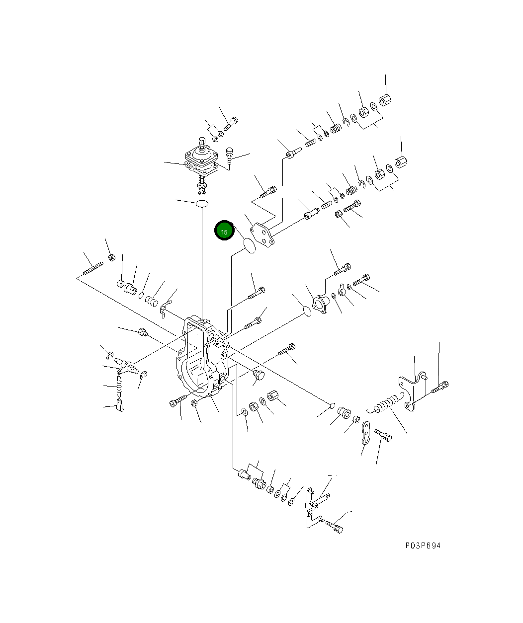 Кольцо уплотнительное (O-Ring) ND949140-6210 Komatsu