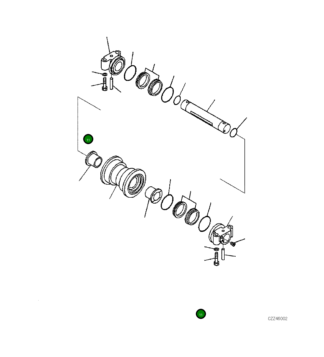Болт 208-30-56180  Komatsu