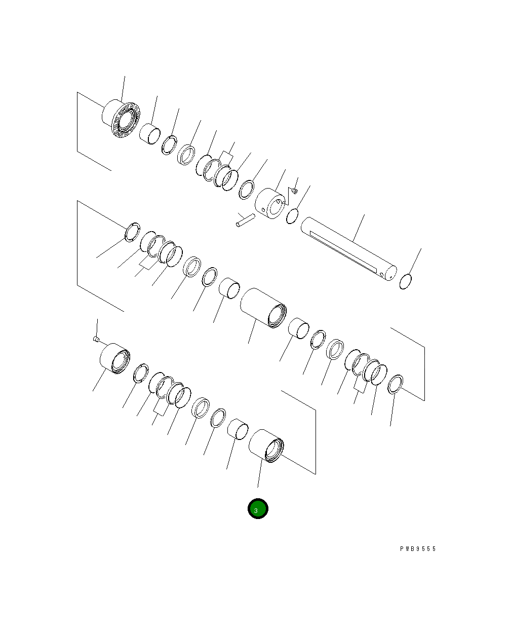 Кольцо 195-30-66231 Komatsu