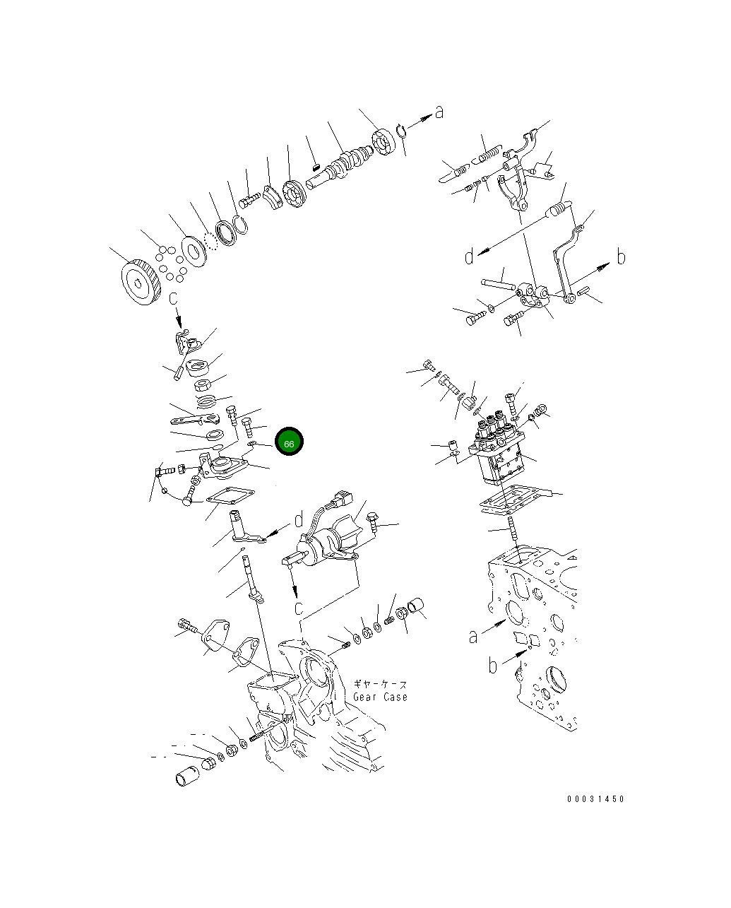Болт KT01053-50618 Komatsu