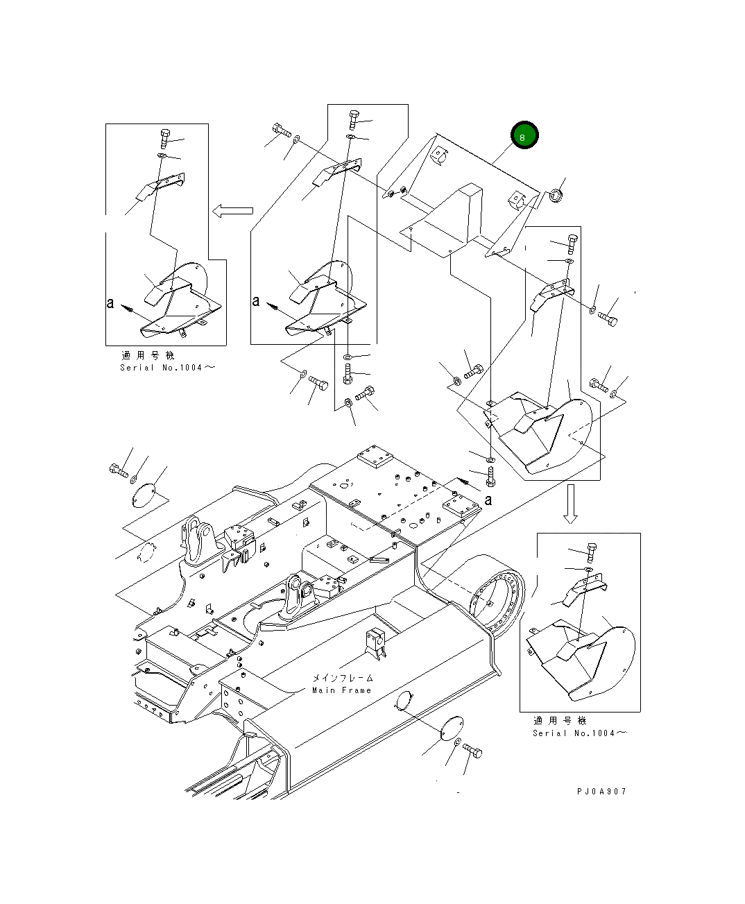 Крышка 11Y-30-11172 Komatsu