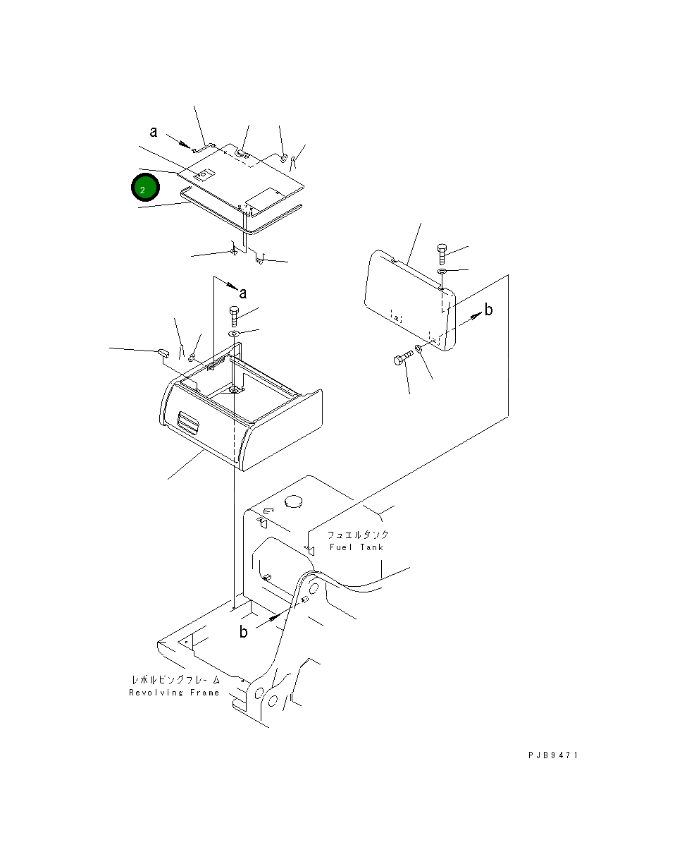 Крышка 20Y-54-29732  Komatsu