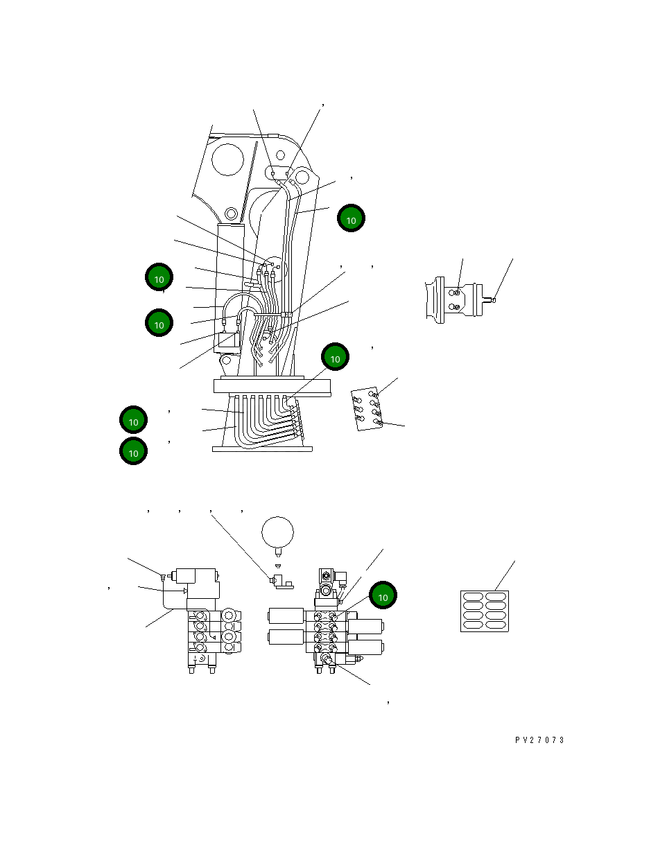 Кольцо уплотнительное (O-Ring) UN731191014 Komatsu