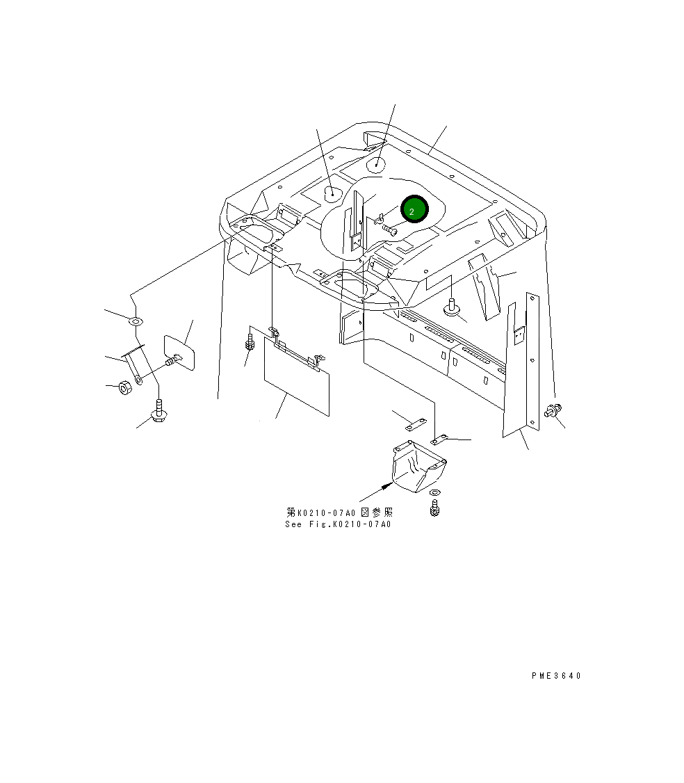 Крышка 417-926-2231  Komatsu