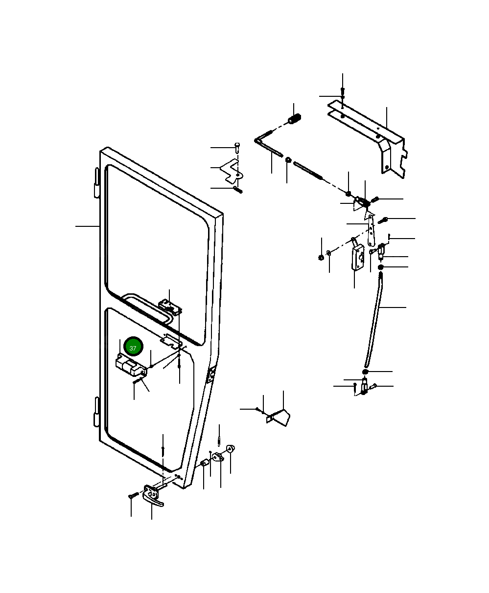 Крышка 1434 875 H1 Komatsu