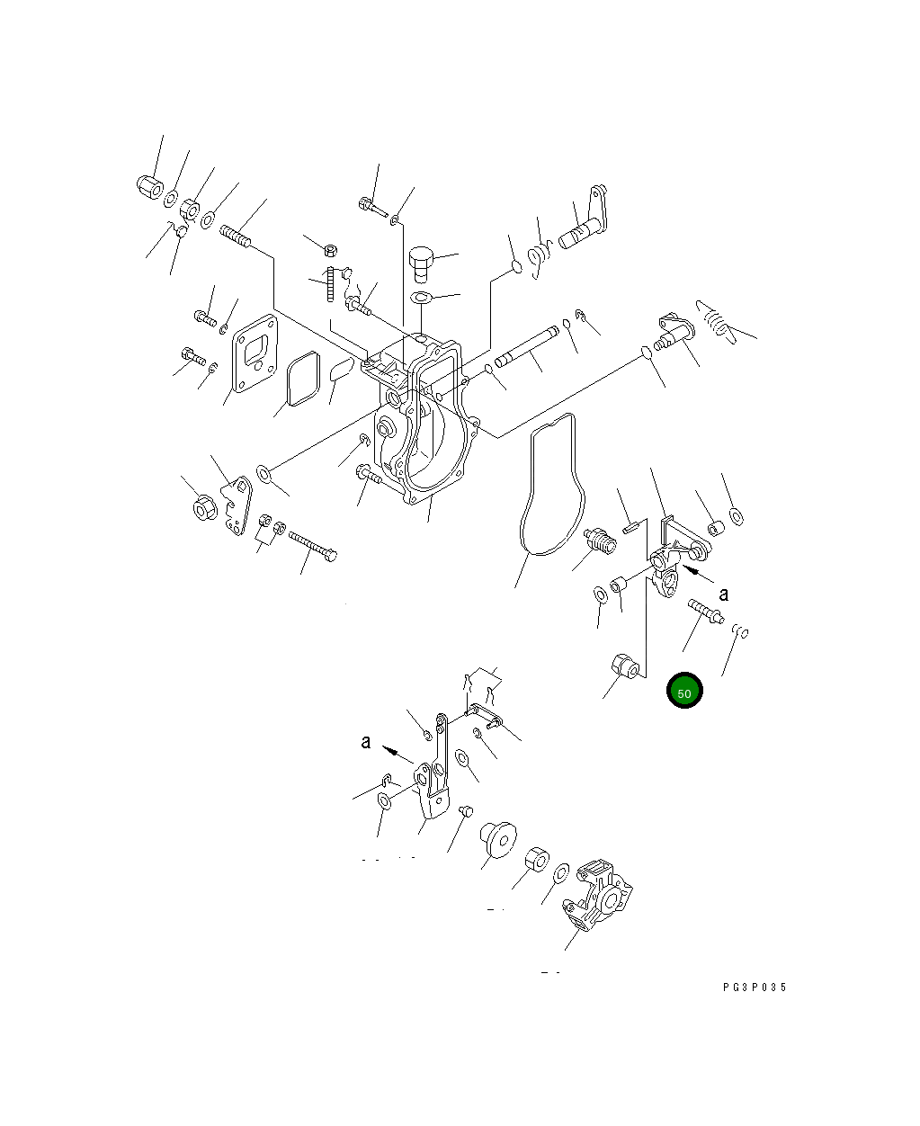 Болт YM171535-61670 Komatsu