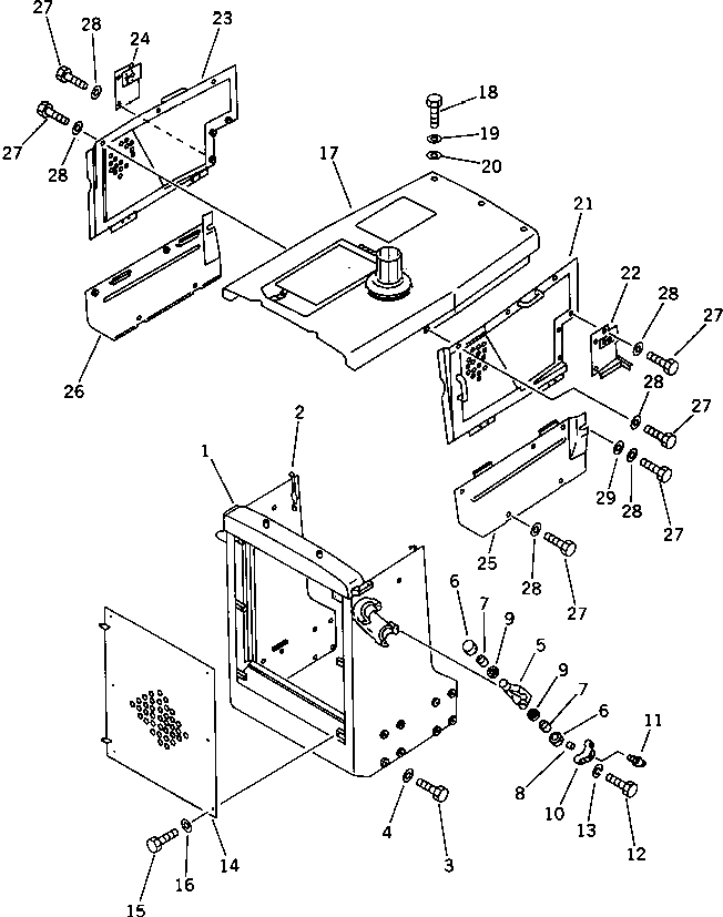 Болт 01018-32055 Komatsu