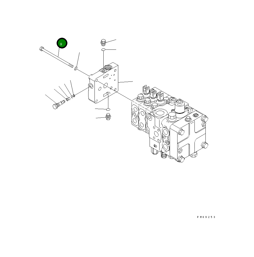 Болт 700-25-11120 Komatsu