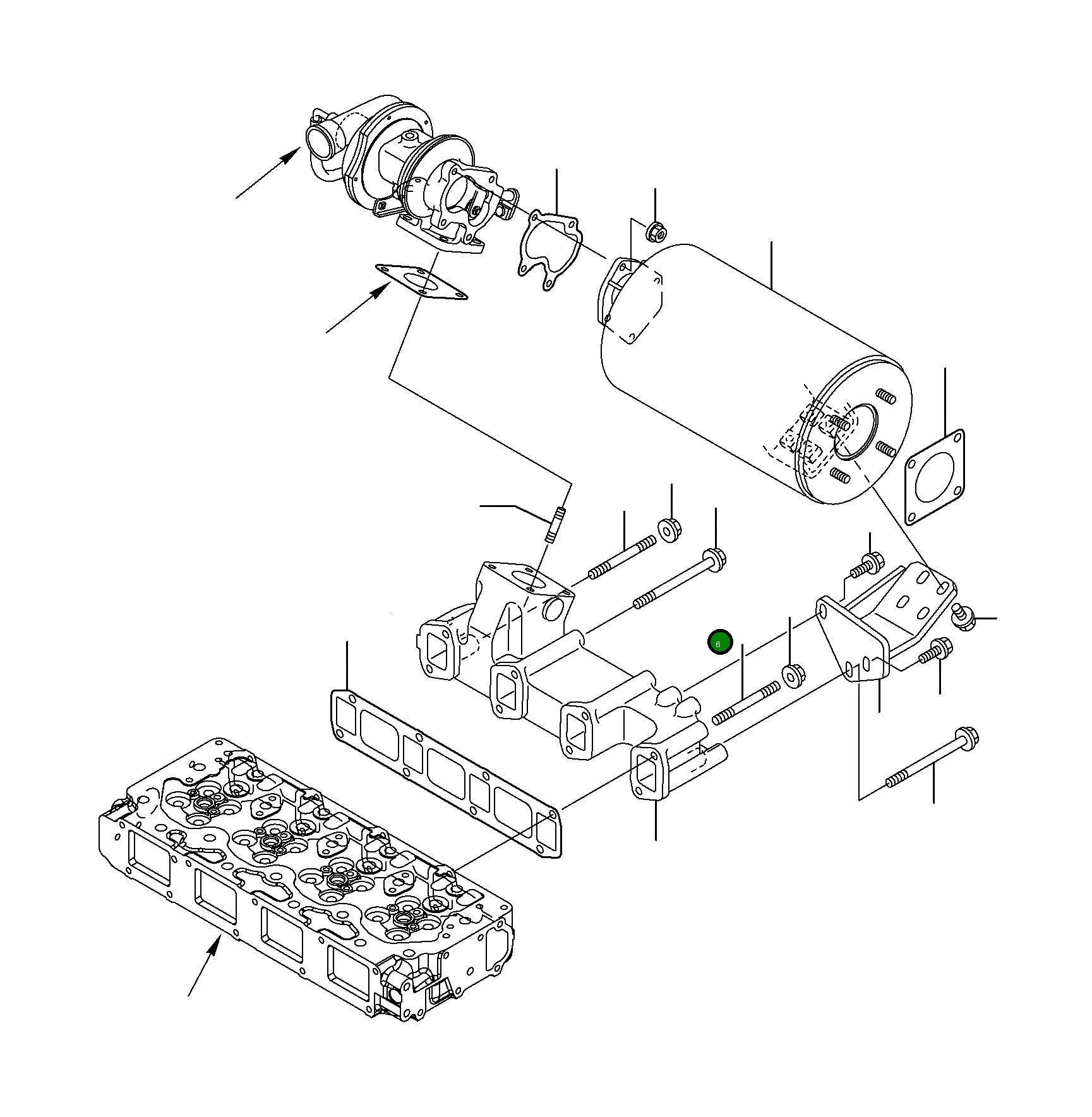 Болт YM123907-13730 Komatsu