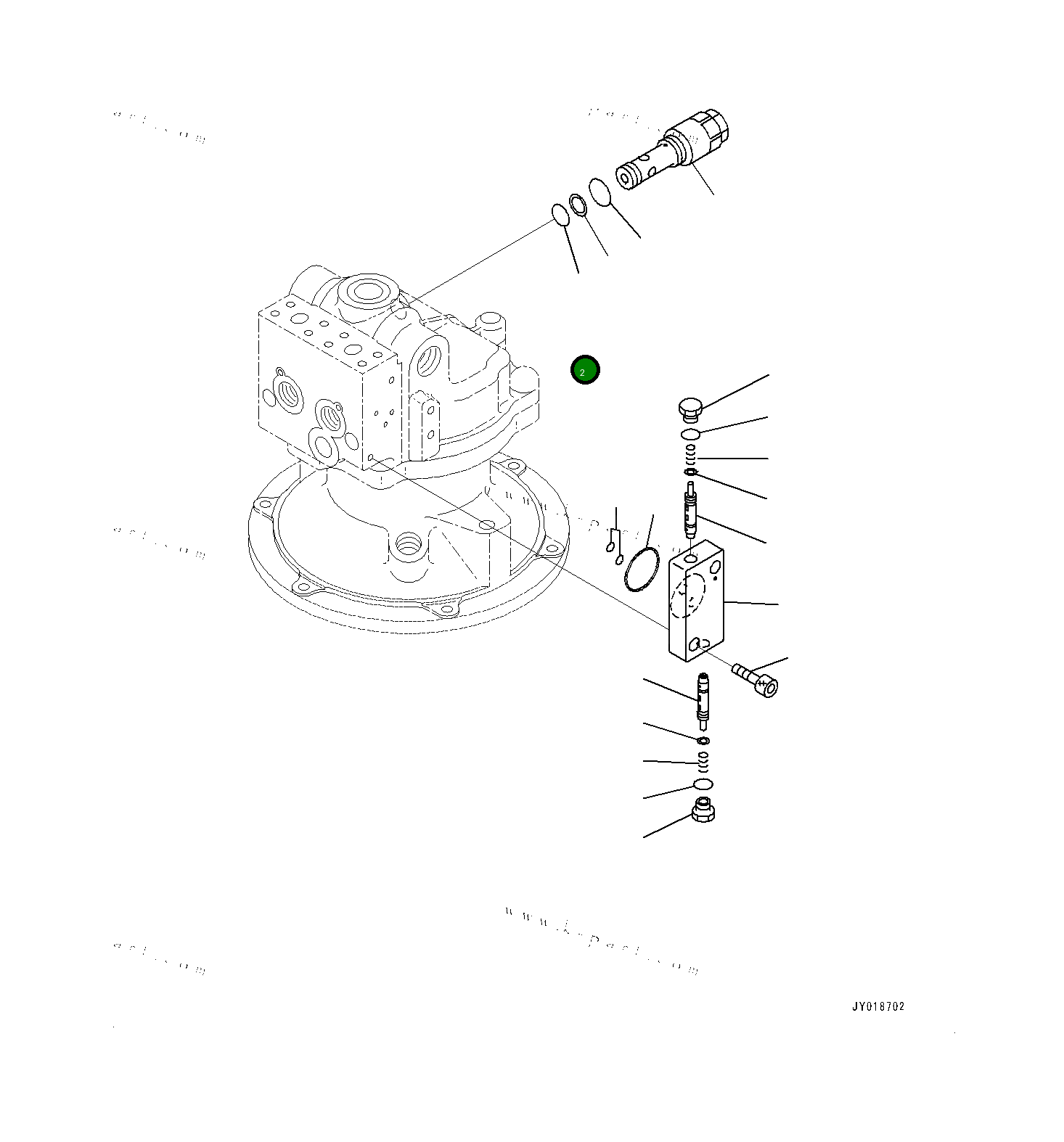 Кольцо уплотнительное (O-Ring) 07000F2020 Komatsu