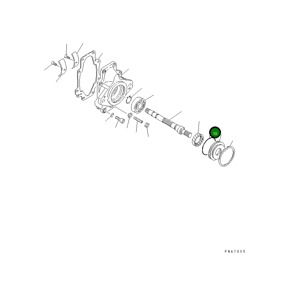 Кольцо уплотнительное (O-Ring) FURO-G75-90 Komatsu