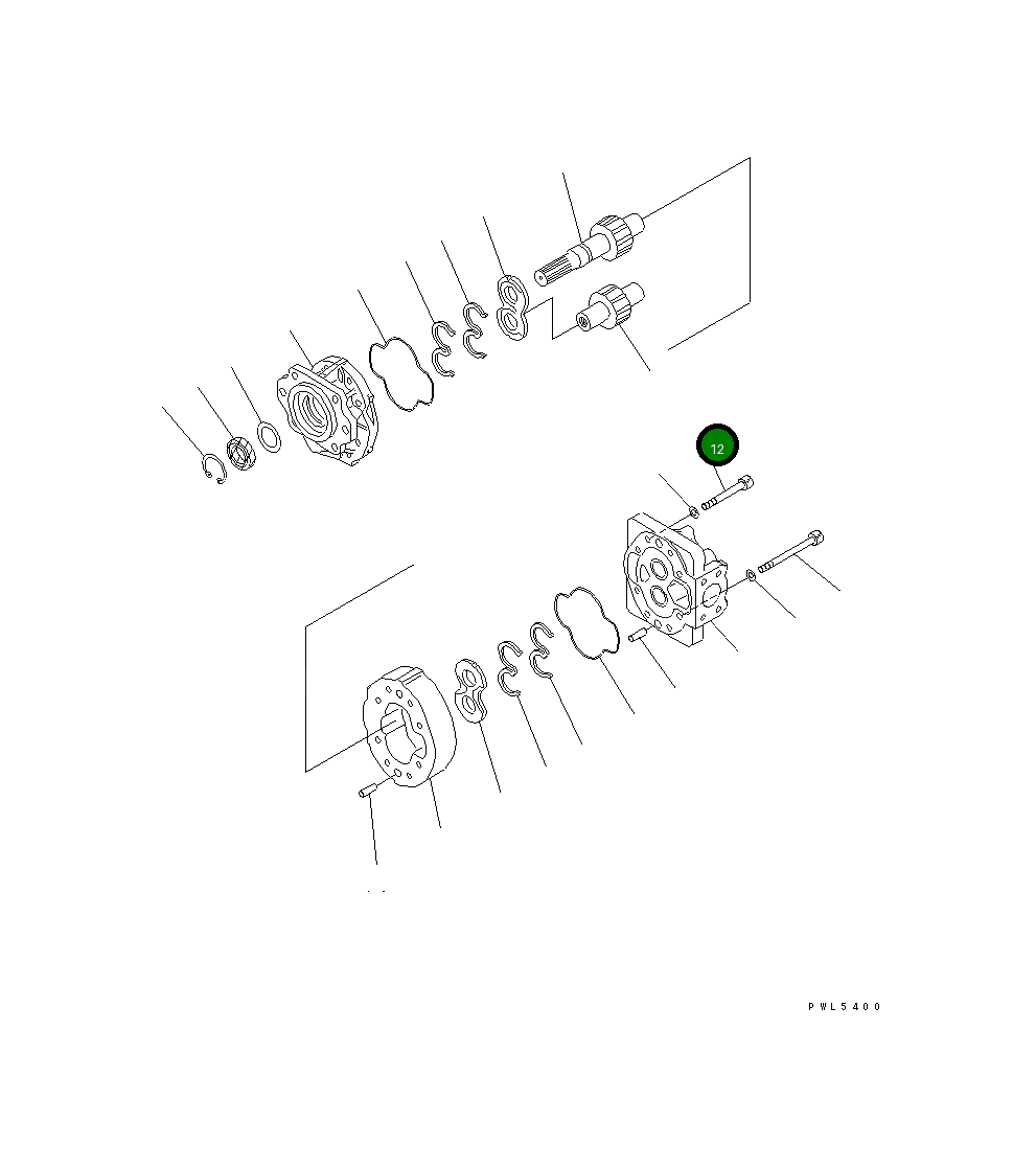 Болт 705-17-04690 Komatsu