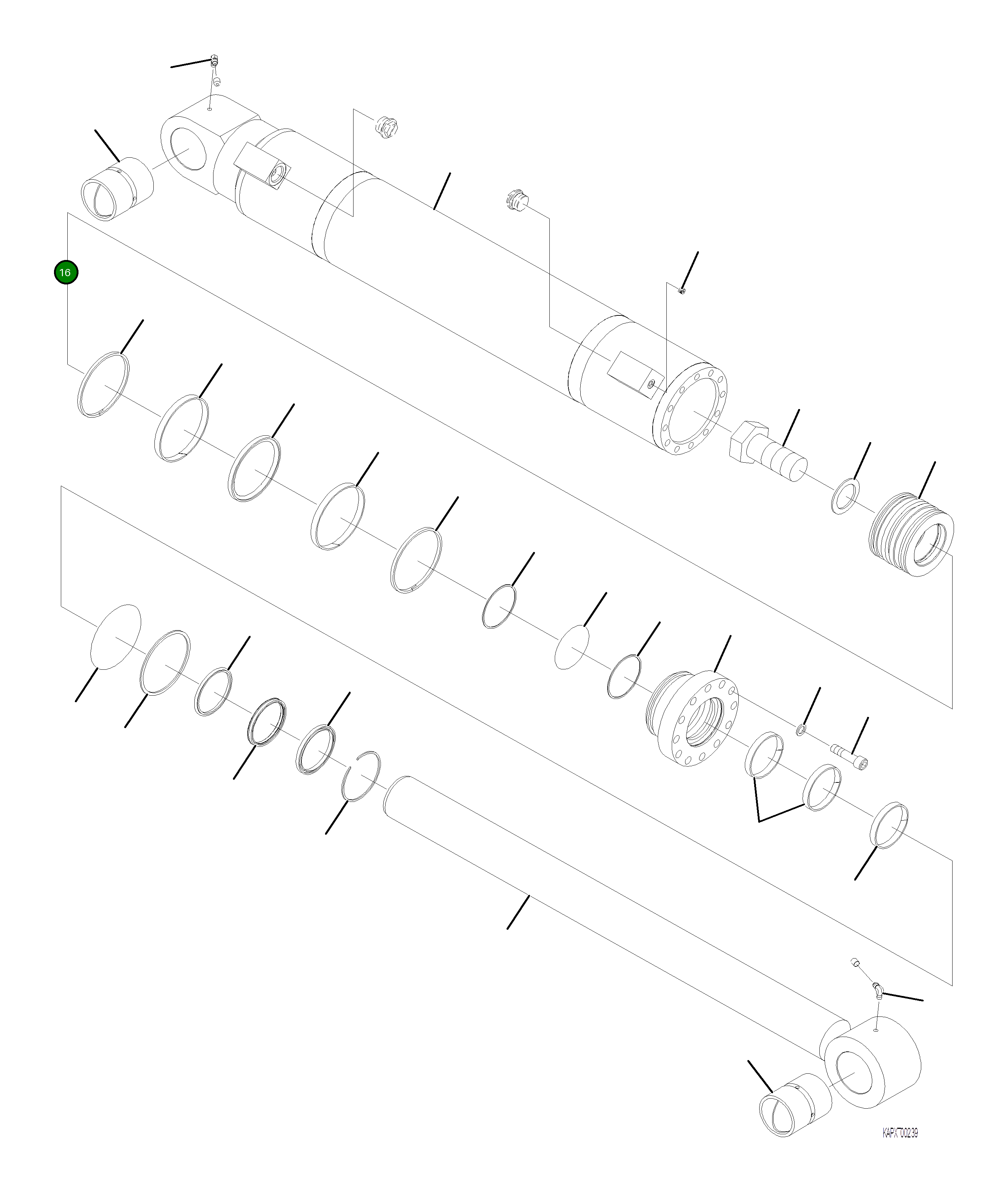 Кольцо уплотнительное (O-Ring) 4A1-6C-10080 Komatsu