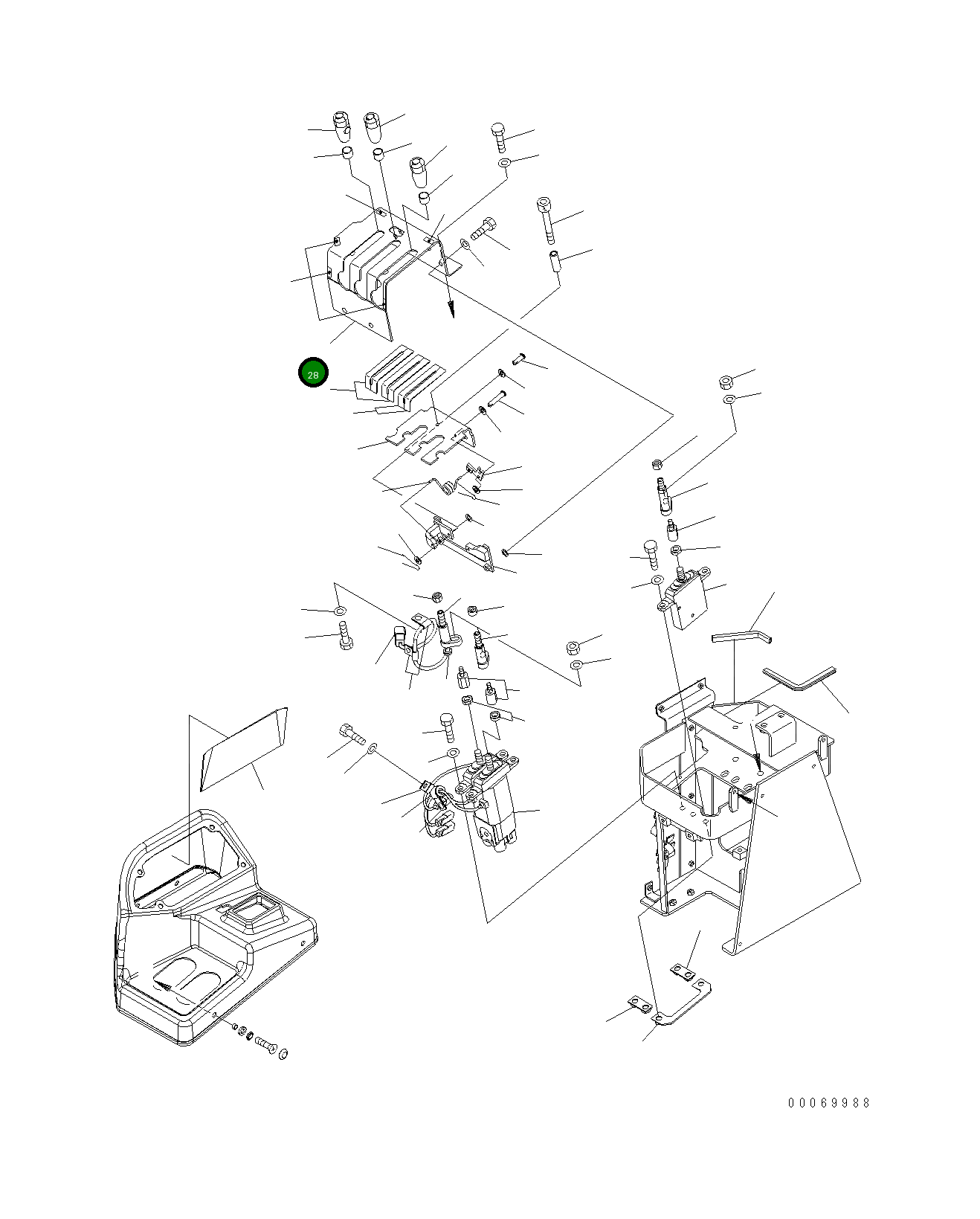 Крышка 421-877-4120 Komatsu