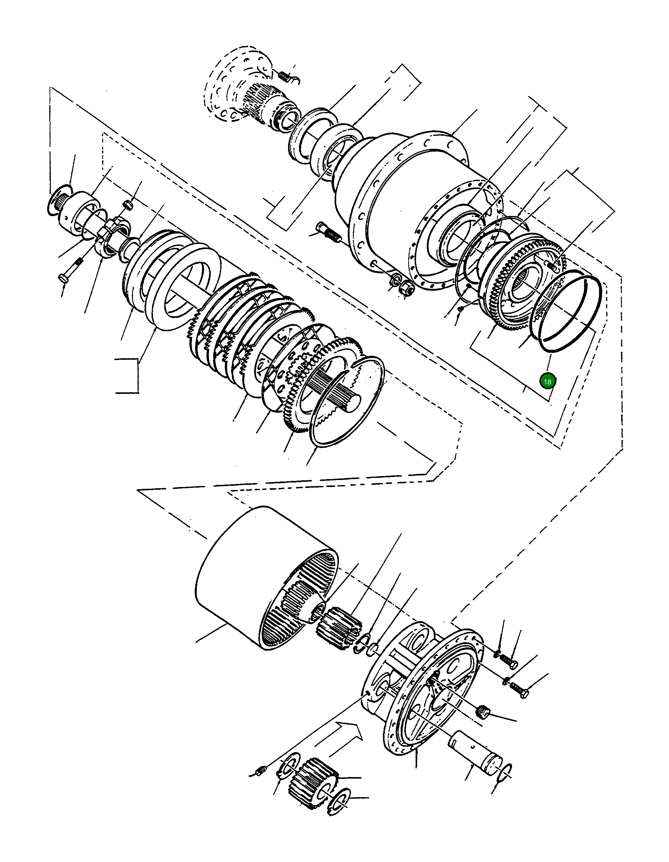 Кольцо уплотнительное (O-Ring) 4911910M1  Komatsu