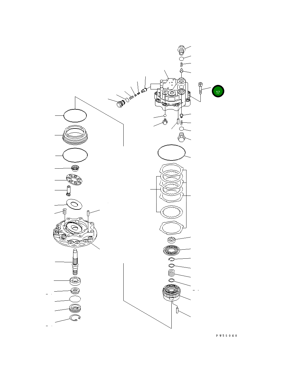 Болт 01252-61245 Komatsu